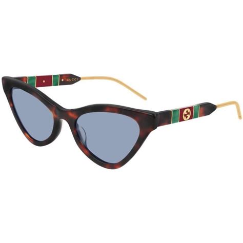 gucci - gg0597s - acetate - shiny dark havana|Gucci™ GG0597S Cat.